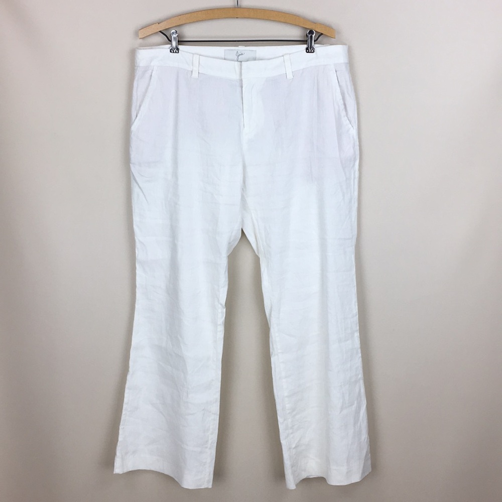 JOIE Off White Linen Blend Pants - Picture 8 of 8